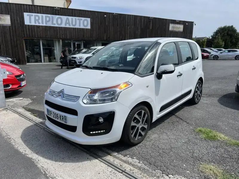 Blanc Utilisé 2015 Citroën C3 Picasso Comfort Monospace | 9 990 € (Prix assez cher) - Image 1/4