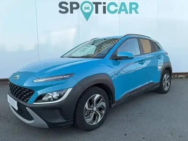 Bleu Occasion 2022 Hyundai Kona SUV | 18 990 € (Super prix) - Image 1/4