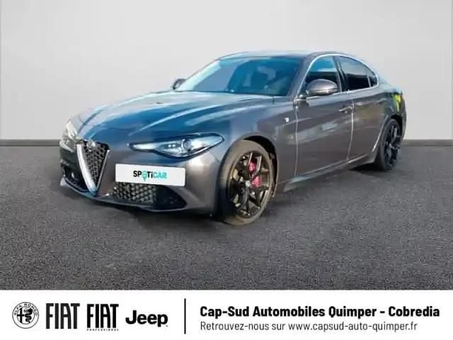 Gris vesuvio métallisée Occasion 2021 Alfa Romeo Giulia Ti Berline | 36 990 € - Image 1/4