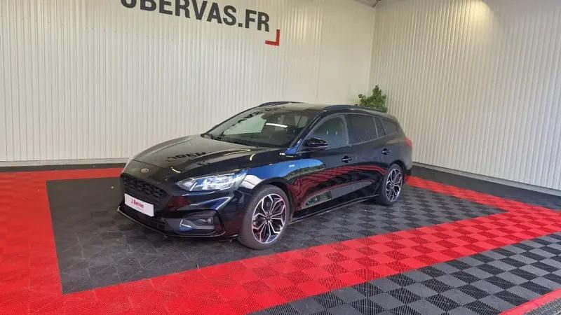 Noir Utilisé 2021 Ford Focus ST-Line Break | 17 990 € (Prix assez cher) - Image 1/4