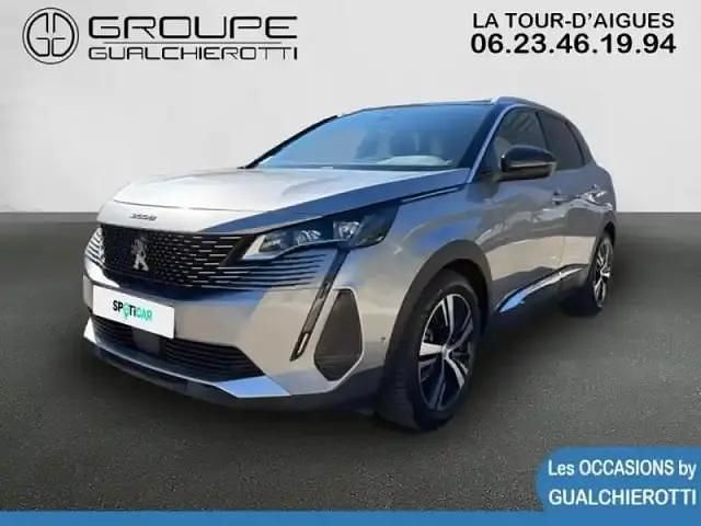 Gris Utilisé 2022 Peugeot 3008 GT SUV | 23 990 € (Bon prix) - Image 1/4