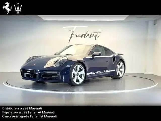 Bleu Nouvelle 2025 Porsche 911 Turbo Coupé | 379 900 € - Image 1/4