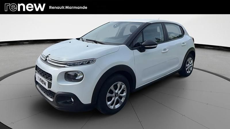 Gris Utilisé 2019 Citroën C3 PureTech Citadine | 7 599 € (Super prix) - Image 1/4