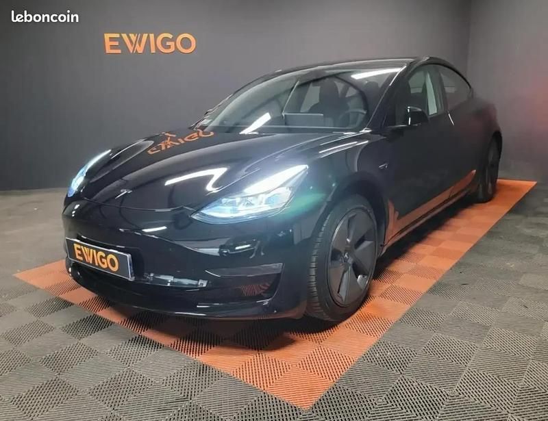 Noir Utilisé 2021 Tesla Model 3 Long Range Berline | 36 990 € (Prix assez cher) - Image 1/4