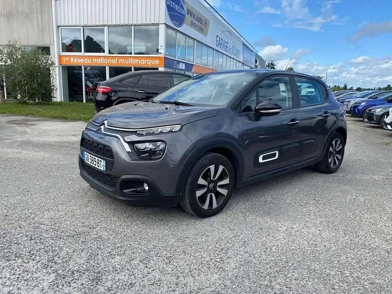 Gris Utilisé 2021 Citroën C3 Shine Citadine | 11 480 € (Prix juste) - Image 1/4