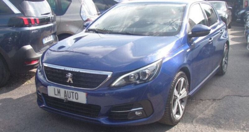 Bleu Utilisé 2019 Peugeot 308 Style Berline | 9 490 € (Bon prix) - Image 1/4