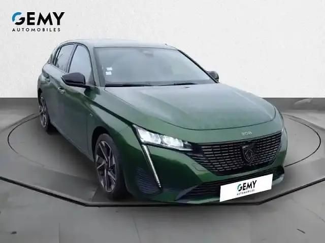 Occasion Peugeot 308 136 ch (100 kW) 2022 Teinte m. vert olivine Berline