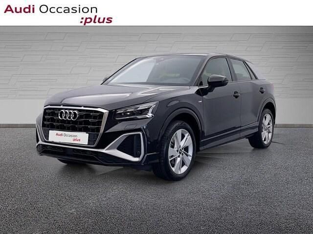 Noir mythe métallisé Utilisé 2022 Audi Q2 S-Line SUV | 29 596 € (Prix juste) - Image 1/4