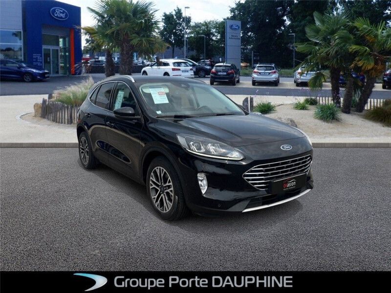 Noir Utilisé 2020 Ford Kuga Titanium SUV | 24 400 € (Prix juste) - Image 1/4
