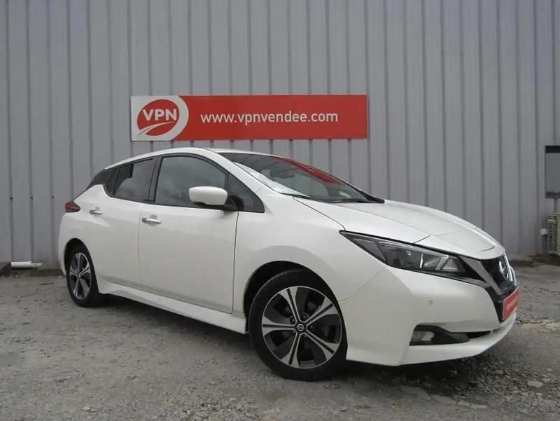 Blanc Utilisé 2021 Nissan Leaf Tekna Citadine | 11 490 € (Super prix) - Image 1/4