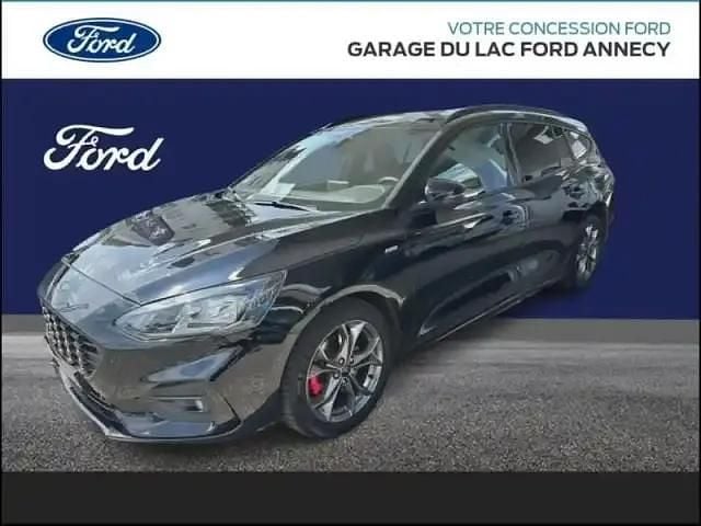 Noir agate métallisé Utilisé 2022 Ford Focus ST-Line Break | 19 490 € - Image 1/4