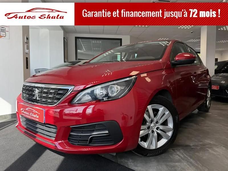 Rouge Utilisé 2019 Peugeot 308 Active Berline | 13 980 € (Prix juste) - Image 1/4