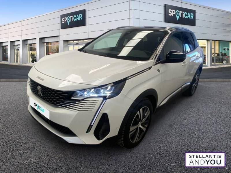 Blanc Utilisé 2021 Peugeot 3008 S | 18 889 € (Prix juste) - Image 1/3