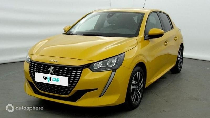 Jaune Utilisé 2021 Peugeot 208 Allure Citadine | 13 980 € (Prix juste) - Image 1/4
