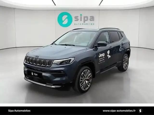 Occasion Jeep Compass Summit 130 ch (95 kW) 2025 Blue shade avec toit noir SUV