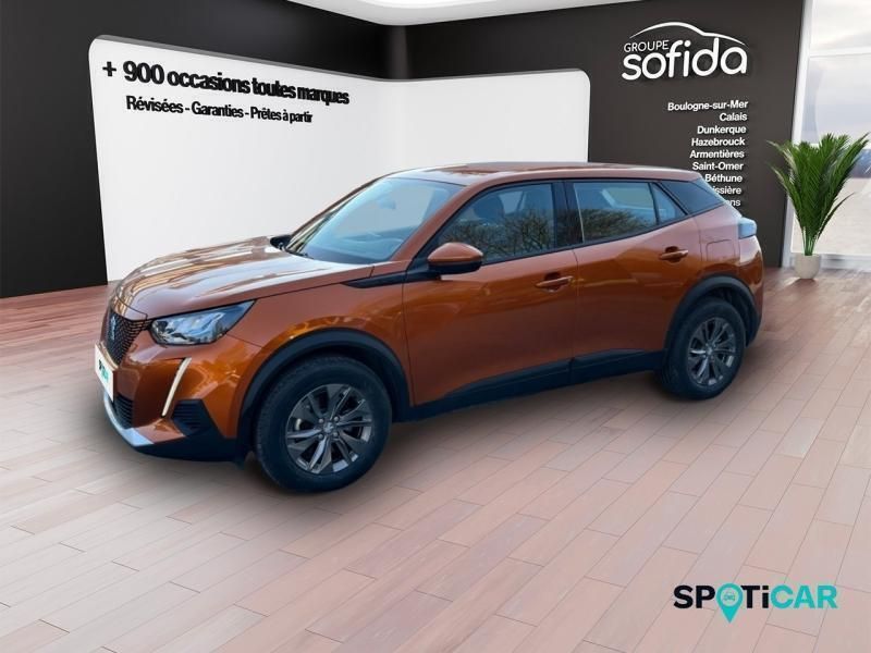 Orange Utilisé 2021 Peugeot e-2008 Active SUV | 17 990 € (Prix juste) - Image 1/3
