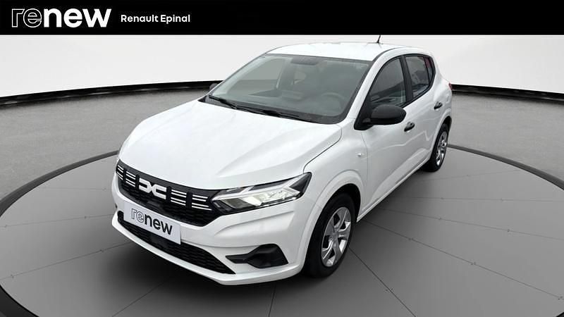 Blanc Utilisé 2023 Dacia Sandero Essentiel Citadine | 13 391 € (Bon prix) - Image 1/4