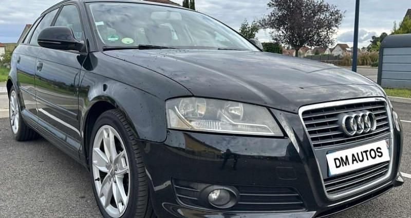 Noir Utilisé 2009 Audi A3 Ambition Berline | 8 490 € (Prix assez cher) - Image 1/4