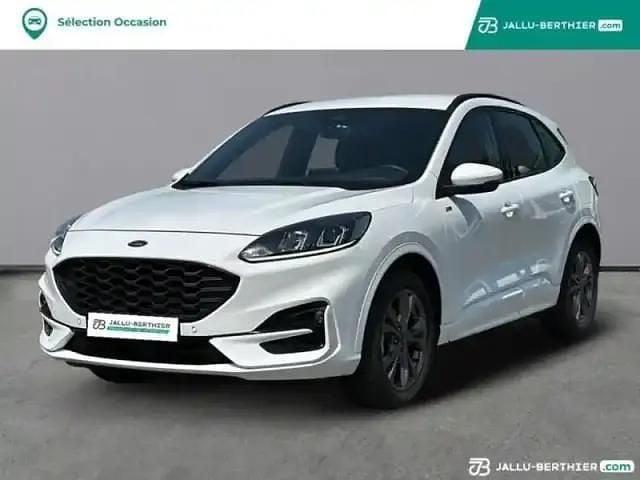 Blanc Occasion 2024 Ford Kuga ST-Line SUV | 26 990 € (Bon prix) - Image 1/4