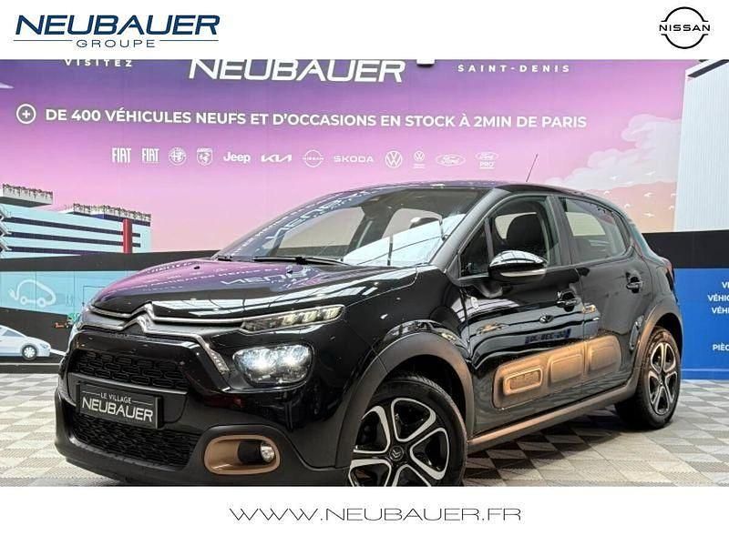 Noir perla nera (n) Utilisé 2023 Citroën C3 PureTech Berline | 10 990 € - Image 1/4