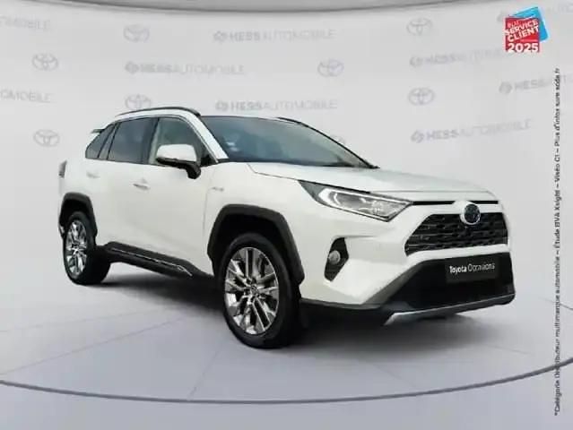 Occasion Toyota RAV4 Hybrid Lounge 181 ch (133 kW) 2021 Blanc SUV