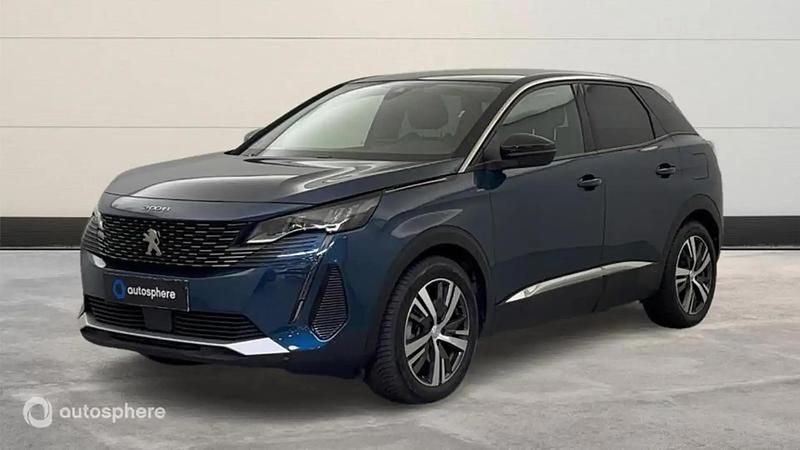 Bleu Utilisé 2022 Peugeot 3008 Allure SUV | 29 999 € (Prix cher) - Image 1/4
