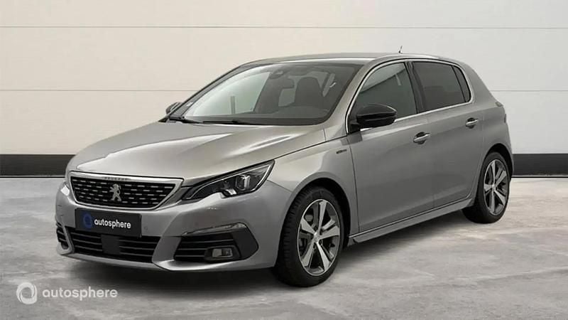 Gris Utilisé 2019 Peugeot 308 GT-line Berline | 11 999 € (Prix juste) - Image 1/4