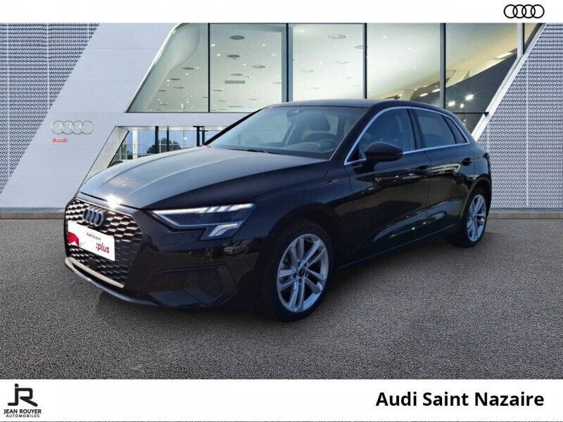Noir Utilisé 2023 Audi A3 Sportback Berline | 28 490 € (Prix juste) - Image 1/4