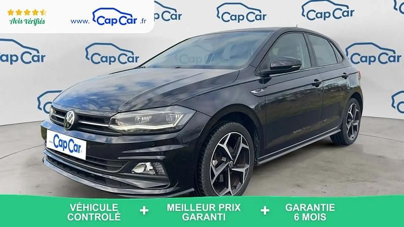 Noir Occasion 2020 VW Polo R-line Citadine | 15 490 € (Bon prix) - Image 1/4