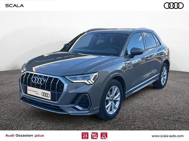 Gris chronos métallisé Occasion 2021 Audi Q3 S-Line SUV | 26 990 € - Image 1/4