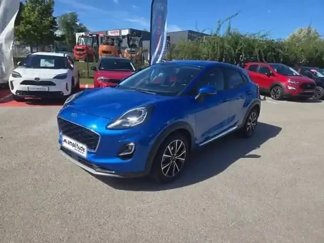 Fashion bleu island métallisée Occasion 2021 Ford Puma Titanium SUV | 16 499 € (Prix juste) - Image 1/4