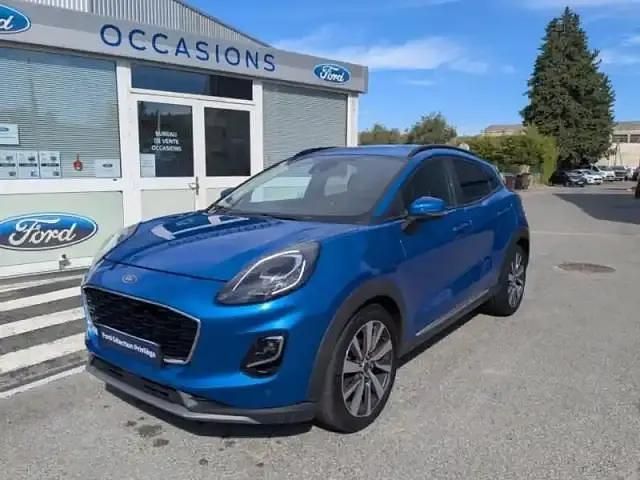 Bleu Occasion 2021 Ford Puma Titanium X SUV | 16 914 € (Prix juste) - Image 1/4
