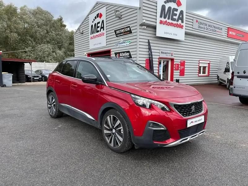 Rouge Utilisé 2020 Peugeot 3008 GT SUV | 20 480 € - Image 1/4