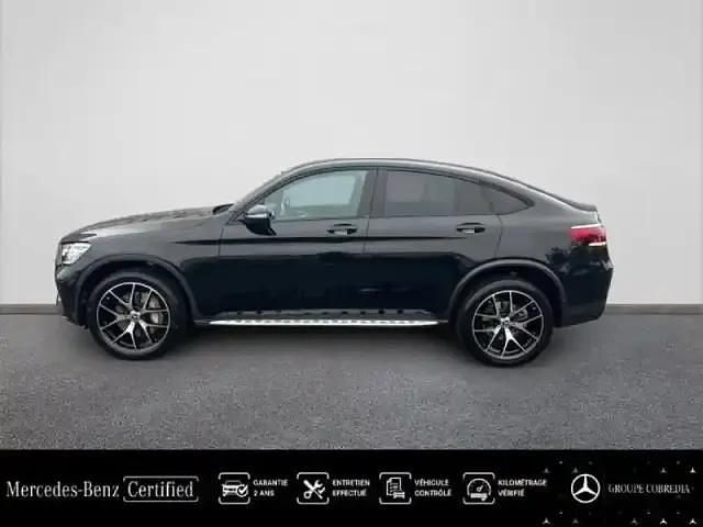Occasion Mercedes GLC300 AMG line 2022 Noir obsidienne métallisé Coupé