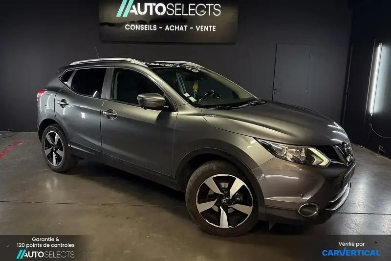 Gris Utilisé 2015 Nissan Qashqai SUV | 10 990 € (Prix assez cher) - Image 1/2