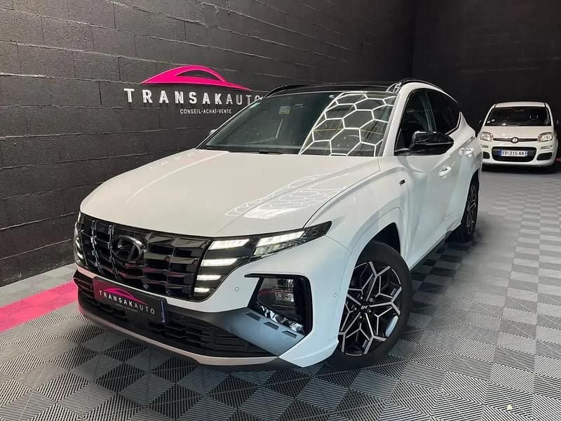 Blanc Utilisé 2023 Hyundai Tucson N Line SUV | 34 980 € (Prix juste) - Image 1/4