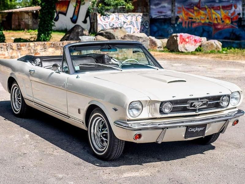 Occasion Ford Mustang GT 224 ch (164 kW) 1965 Blanc Cabriolet
