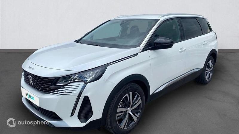 Blanc Utilisé 2022 Peugeot 5008 Allure Monospace | 24 990 € - Image 1/4