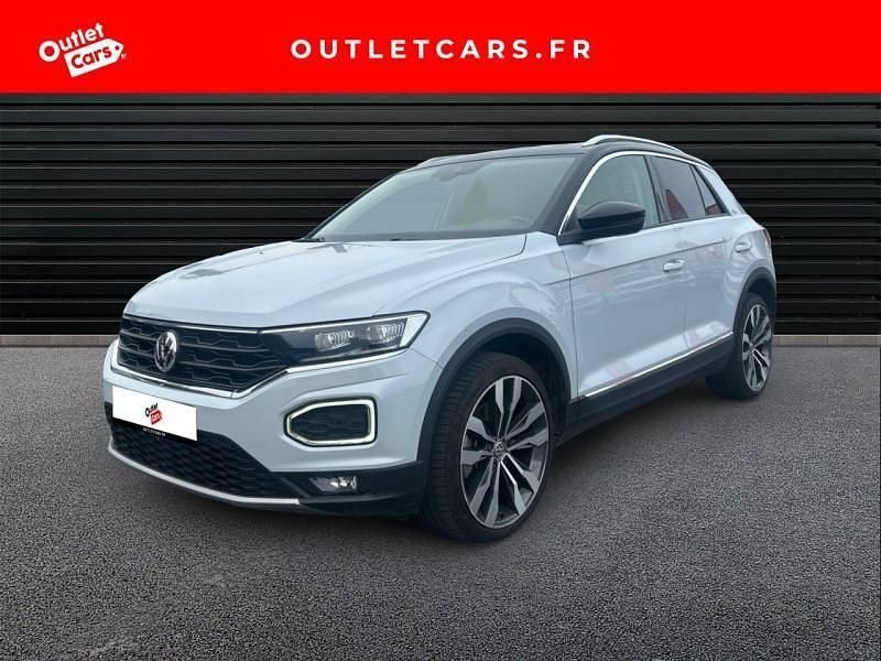 White silver/noir Utilisé 2019 VW T-Roc Exclusive SUV | 23 890 € (Prix juste) - Image 1/4