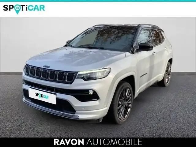 Gris Occasion 2022 Jeep Compass SUV | 21 490 € (Bon prix) - Image 1/4
