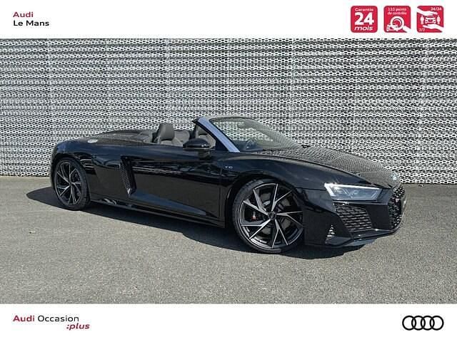 Noir mythe métallisé Utilisé 2023 Audi R8 Spyder Performance Cabriolet | 169 890 € - Image 1/4