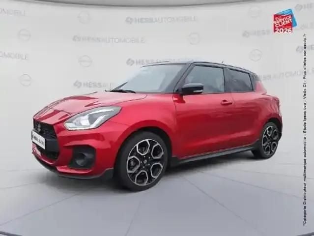 So'color burning red pearl/black métal Occasion 2022 Suzuki Swift Sport Berline | 18 499 € (Prix juste) - Image 1/4