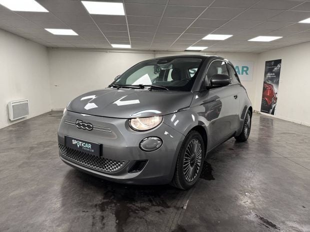 Gris Utilisé 2022 Fiat 500e Citadine | 13 970 € (Super prix) - Image 1/4