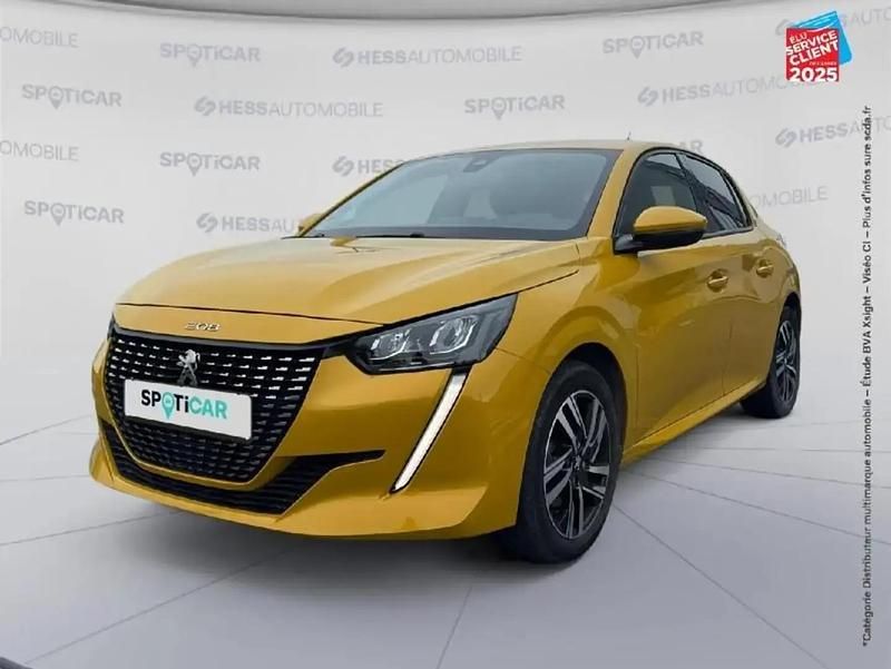 Jaune Utilisé 2021 Peugeot 208 Allure Citadine | 13 499 € (Prix juste) - Image 1/4