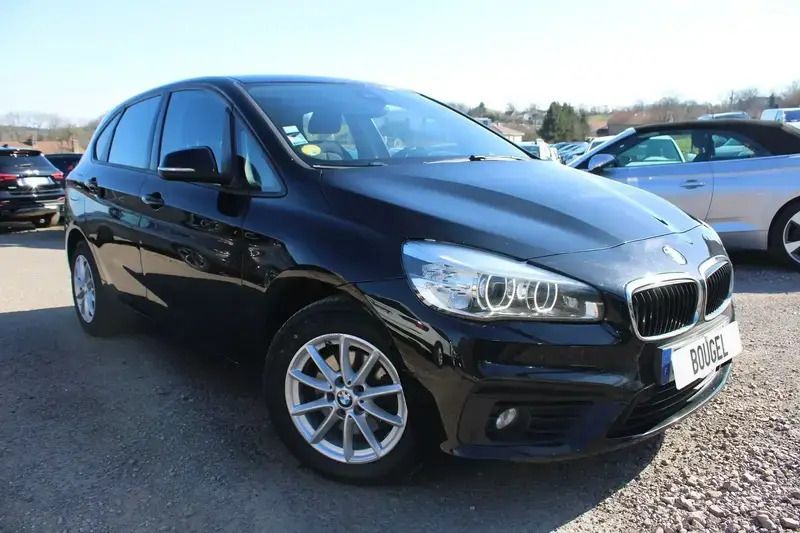 Noir Utilisé 2016 BMW 218 Monospace | 13 500 € (Prix juste) - Image 1/4