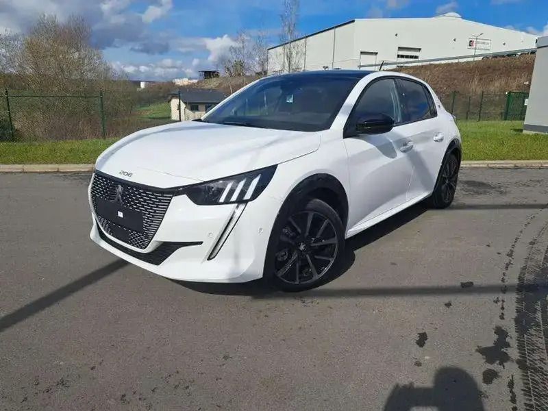 Blanc Utilisé 2023 Peugeot e-208 GT Citadine | 30 666 € - Image 1/2