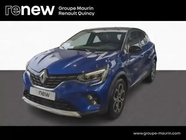 Bleu iron/noir etoilé Occasion 2021 Renault Captur Intens SUV | 17 289 € (Prix juste) - Image 1/4