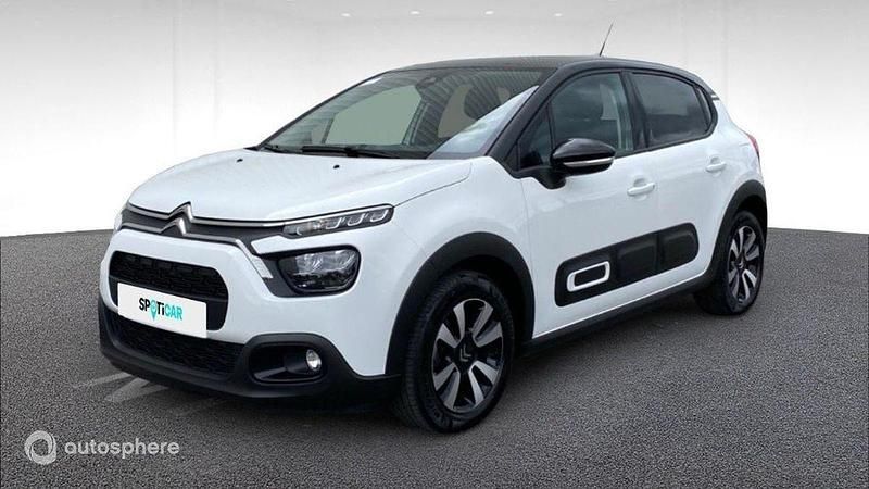 Blanc Utilisé 2023 Citroën C3 PureTech Citadine | 12 578 € (Prix juste) - Image 1/4