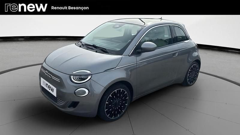 Gris Utilisé 2021 Fiat 500e La Prima Citadine | 12 990 € (Prix juste) - Image 1/4