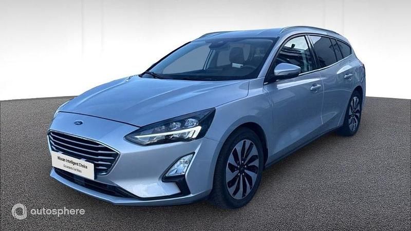 Gris Utilisé 2019 Ford Focus Titanium Break | 17 390 € (Prix cher) - Image 1/4